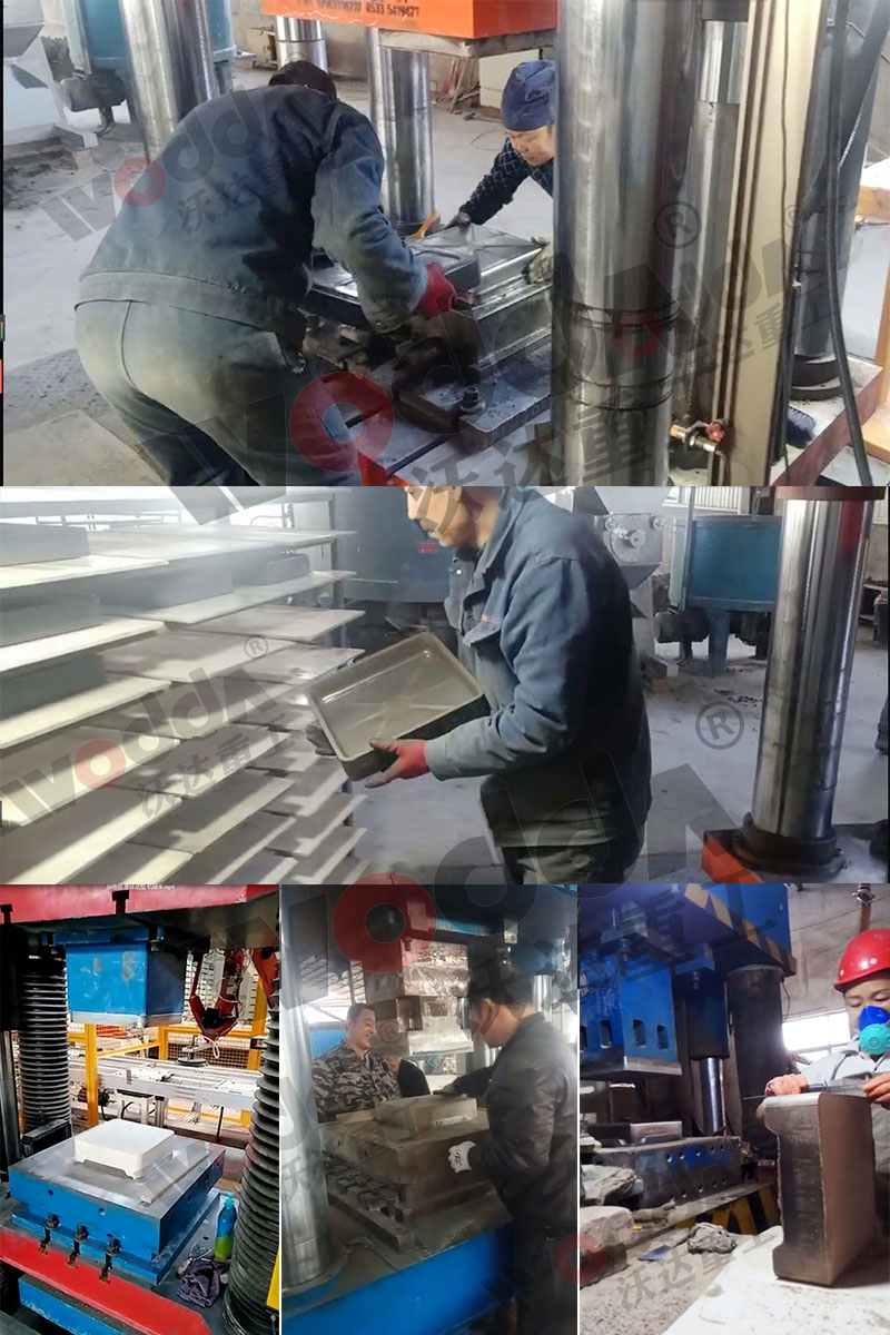 匣缽成型液壓機(jī)客戶(hù)現(xiàn)場(chǎng)